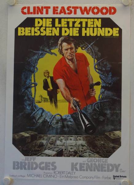 Die letzten beissen die Hunde originales deutsches Filmplakat